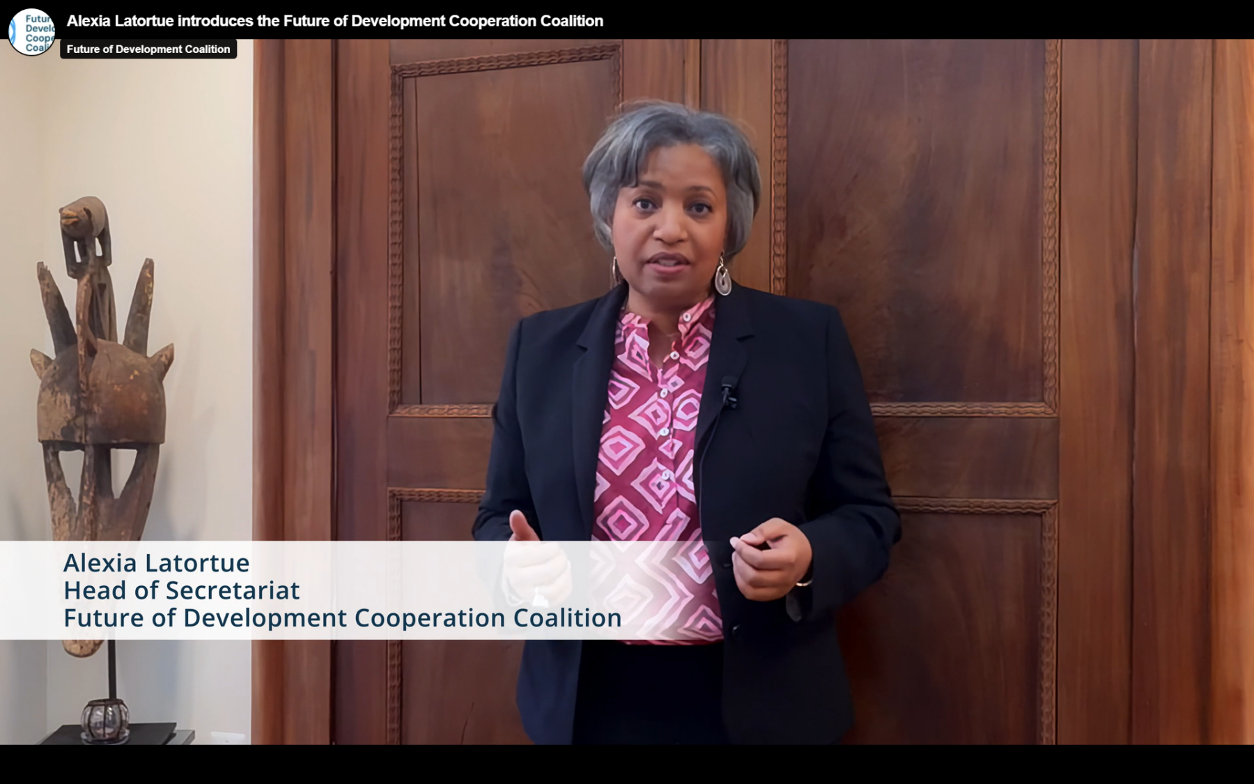 Screenshot of Alexia Latortue